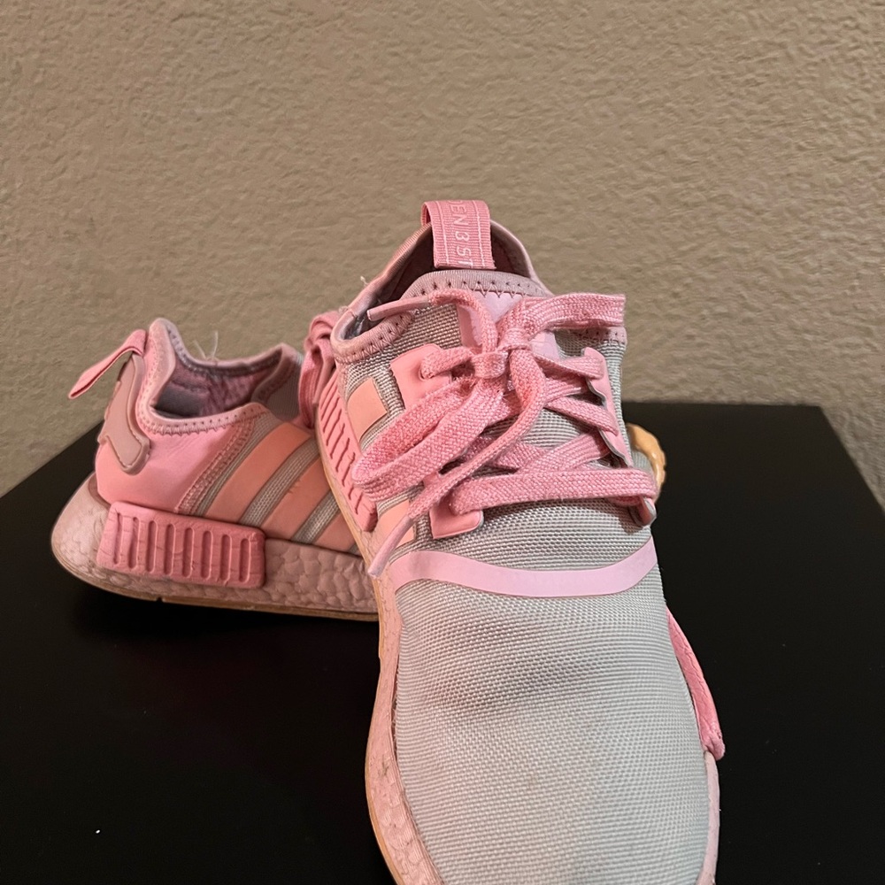 adidas Pink and Gray Athletic Shoes